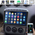 DAB+ 4+64G Android 13 Autoradio Carplay GPS RDS +KAM Für Peugeot 308 408 2007-13