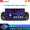 Carplay Android13 7" Autoradio Für Fiat Panda 2012-2020 GPS Navi WIFI DAB 2+64GB