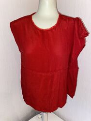 Top Pepe Jeans Bluse Tunika Top Bluse Gr.36 rot Gr.S