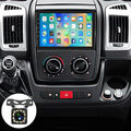 Für Fiat Ducato Peugeot Boxer Citroen Jumper Autoradio Android 13 GPS Mit Kamera