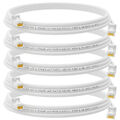 5 Stück Patchkabel CAT.6 CAT6 Netzwerkkabel Ethernet LAN DSL Internet RJ45 Kabel