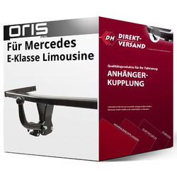 Für Mercedes E-Klasse Limousine Typ W212 (Oris) Anhängerkupplung starr neuKugelkopf geschraubt