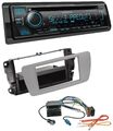 Kenwood Bluetooth USB CD MP3 DAB Autoradio für Seat Ibiza (ab 08) - dublingrau