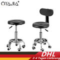 OYAJIA Rollhocker Arbeitshocker Hocker Drehhocker Kosmetikhocker Praxishocker DE