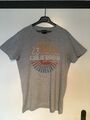 JACK & JONES HERREN T-SHIRT Gr. M grau 