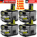 4X 12Ah Original Akku für RYOBI 18V One Plus Lithium RB18L50 P108 P109 Batterie