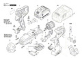 Bosch Ersatzteile für GDS 18V-1050 HC Schlagschrauber