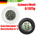 10Tlg Digital Hygrometer Mini Thermometer Luftfeuchtigkeit Temperaturmesser Slim