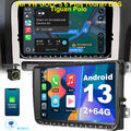 9" Android 13 Autoradio Navi BT 2+64G KAM Für VW GOLF 5 Passat Polo Touran Caddy