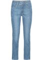 Neu 7/8 Slim Fit Komfort-Stretch-Jeans Gr. 38 Hellblau Used Damen Hose Pants