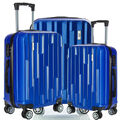 Koffer Hartschalen Trolley Kofferset Reisekoffer M/L/XL/Set Blau