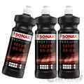 3x 1L SONAX PROFILINE EXCUT 05-05 LACKPOLITUR SCHLEIFPASTE  AUTO POLITIERMITTEL