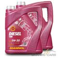 2x 5 L LITER MANNOL DIESEL TDI 5W-30 MOTOREN-ÖL MOTORÖL 51008918