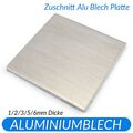 Alublech Aluminiumblech Aluplatte 1-6 mm Aluminium Zuschnitt Alu Blech Platte