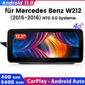 12,3" 4+64GB Carplay Autoradio Für Mercedes Benz E-Klasse W212 2015-2016 Android