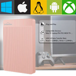 Externe Festplatte 2,5" USB 3.0 Desktop Festplatte Mac PC Ps4 Ps5 500 GB 1TB HDD