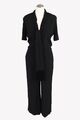 Sandro Damen Jumpsuit Gr. 38 (FR 40) Schwarz Jumpsuit Overall Einteiler