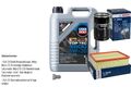 BOSCH Inspektionspake 5 L LIQUI MOLY Top Tec 4600 5W-30 für Audi A4 8EC B7