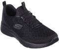 Skechers Dynamight 2.0 echte glatte schwarze Damen-Turnschuhe