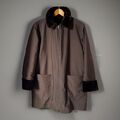 Fuchs Schmitt Damen Jacke/Mantel Braun Gr.38 mit Kragen/ Innen Teddy