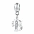 Charms Anhänger Silber 925 Charm Alphabet A-Z Buchstaben Anhänger Damen Geschenk