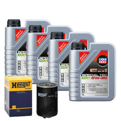 Motoröl 5W30 LIQUI MOLY Special Tec Dx1 4L+HENGST Ölfilter