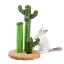 PAWZ Road Kratzbaum Katzenbaum Kratzsäule Kaktus Kratzstamm Sisal Kratzspielzeug