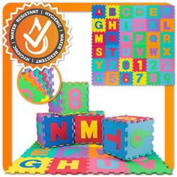 XXL Kinder Puzzlematte Kinderteppich Spielteppich Spielmatte EVA Schaumstoff⭐⭐⭐⭐⭐#1 Seller✔️Deutscher Anbieter✔️24h DHL✔️186x186cm