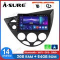 DAB+ 2G+64G Android 14 Autoradio Für Ford Focus 1998-2003 GPS Navi Apple CarPlay