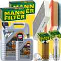 MANN INSPEKTIONSPAKET+6L LIQUI MOLY 5W-30 ÖL passend für BMW 1er F20 3er F30 4er