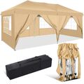 Klapp Pavillion 3x6m Faltpavillon Outdoor Gartenzelt Partyzelt Wasserdicht Zelt