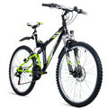 26 Zoll Mountainbike Bergsteiger Buffalo Shimano Scheibenbremse Fully MTB