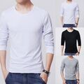 Modisches Slim Fit T-Shirt mit langen Ärmeln für Herren Active Lifestyle