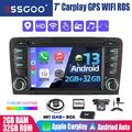 2+32G Carplay Android 13 Autoradio DAB+ GPS NAV +Kam Für Audi A3 S3 RS3 8P1 8PA