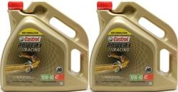Castrol Power 1 Racing 4T 10W-40 Motorrad Motoröl 2x 4l = 8 Liter