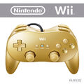 Classic & Pro GamePad Controller ORIGINAL Nintendo Wii schwarz, weiß, rot, gold