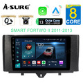 DAB+Kam Für Smart Fortwo 451 2010-2015 Android 13 4+64GB Autoradio GPS Navi