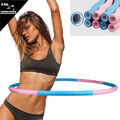 Hula Hoop Reifen Bauchtrainer Fitness Ring Schaumstoff 8 Teile Erwachsene Hoola