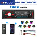 DAB+ Autoradio 1DIN Bluetooth SD USB AM FM AUX-IN Fernbedienung DAB+ Integrierte