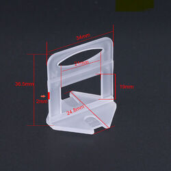 Zuglaschen Fliesen Nivelliersystem 1 1,5 2 2,5 3 mm Verlegehilfe Plan System