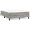 Boxspringbett | Bettgestell | Polsterbett | Doppelbett | 140 x 200 | Samt