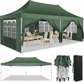 Pavillon 3x3m 3x6m Wasserdicht Faltbar Partyzelt Gartenzelt Faltbar Festzelt NEU