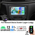 Für Renault Dacia Logan 2 Sandero Duster Android13 Autoradio Carplay GPS NAVI FM