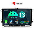 Android 13 4G Autoradio Carplay 4+64G GPS Kam Für VW GOLF 5 6 Touran Tiguan WIFI