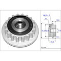 INA 535 0118 10 Generatorfreilauf für VW MULTIVAN T5 PHAETON TOUAREG 7HB 7HJ