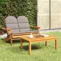  Garten Lounge Set Gartenmöbel Bank 2-tlg. Adirondack Massivholz Akazie vidaXL