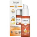 Lavera Glow by Nature Face BIO Serum mit Q10 und Vitamin C Antioxidans, 30 ml