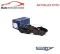 SATZ BREMSBELÄGE BREMSKLÖTZE VORNE TOMEX BRAKES TX 11-27 P NEU OE QUALITÄT