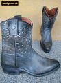 Harley Davidson Damen Boots Kira anthrazit Kult Westernstiefelette Gr. 36 - 41