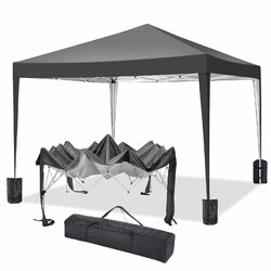 Falt Pavillon 3x3 m Pop Up Pavillion Gartenzelt Partyzelt Wasserdicht UV-Schutz